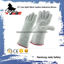 13" Cowhide Split Leather Industrial Safety Work Gloves